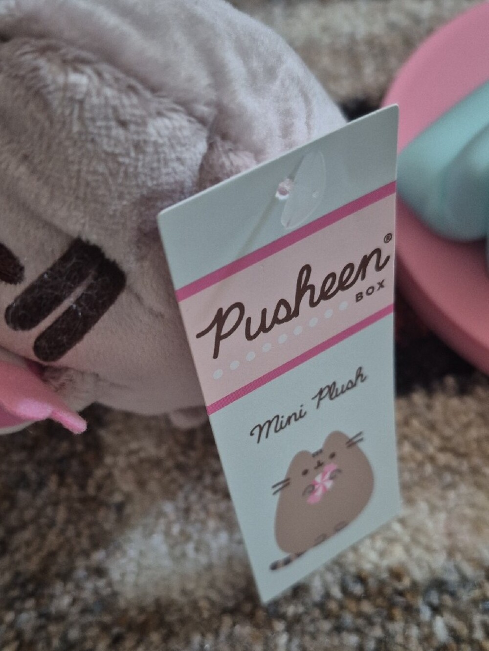 Pusheen Plush Trio Candy, Pink Play Base & Teal Tree Figure - Picture 2 of 10